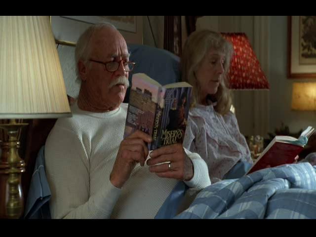 Richard Farnsworth and Frances Sternhagen in Misery (1990)