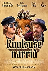 Argo Aadli, Ott Sepp, Vallo Kirs, Margo Mitt, Maiken Pius, Karl Robert Saaremäe, and Veiko Porkanen in Kuulsuse narrid (2023)