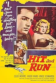 Vince Edwards and Cleo Moore in Hit and Run (1957)