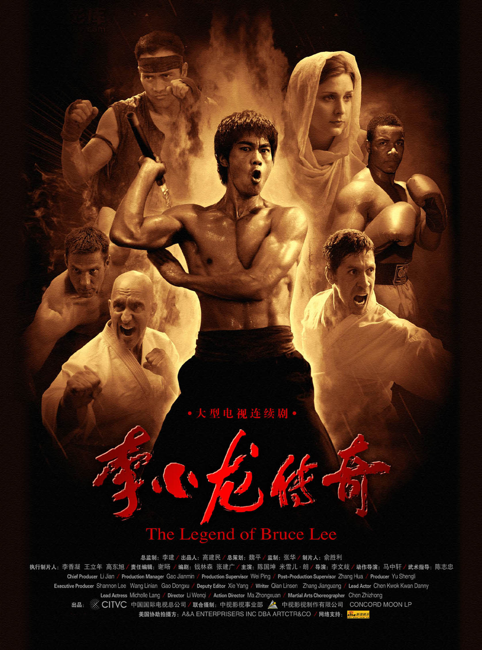 "The Legend of Bruce Lee" 40 Episode TV series to be aired before the 2008 Olympics.  Michelle Lang Starring as Linda Lee