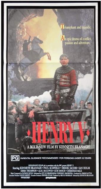 Kenneth Branagh in Henry V (1989)