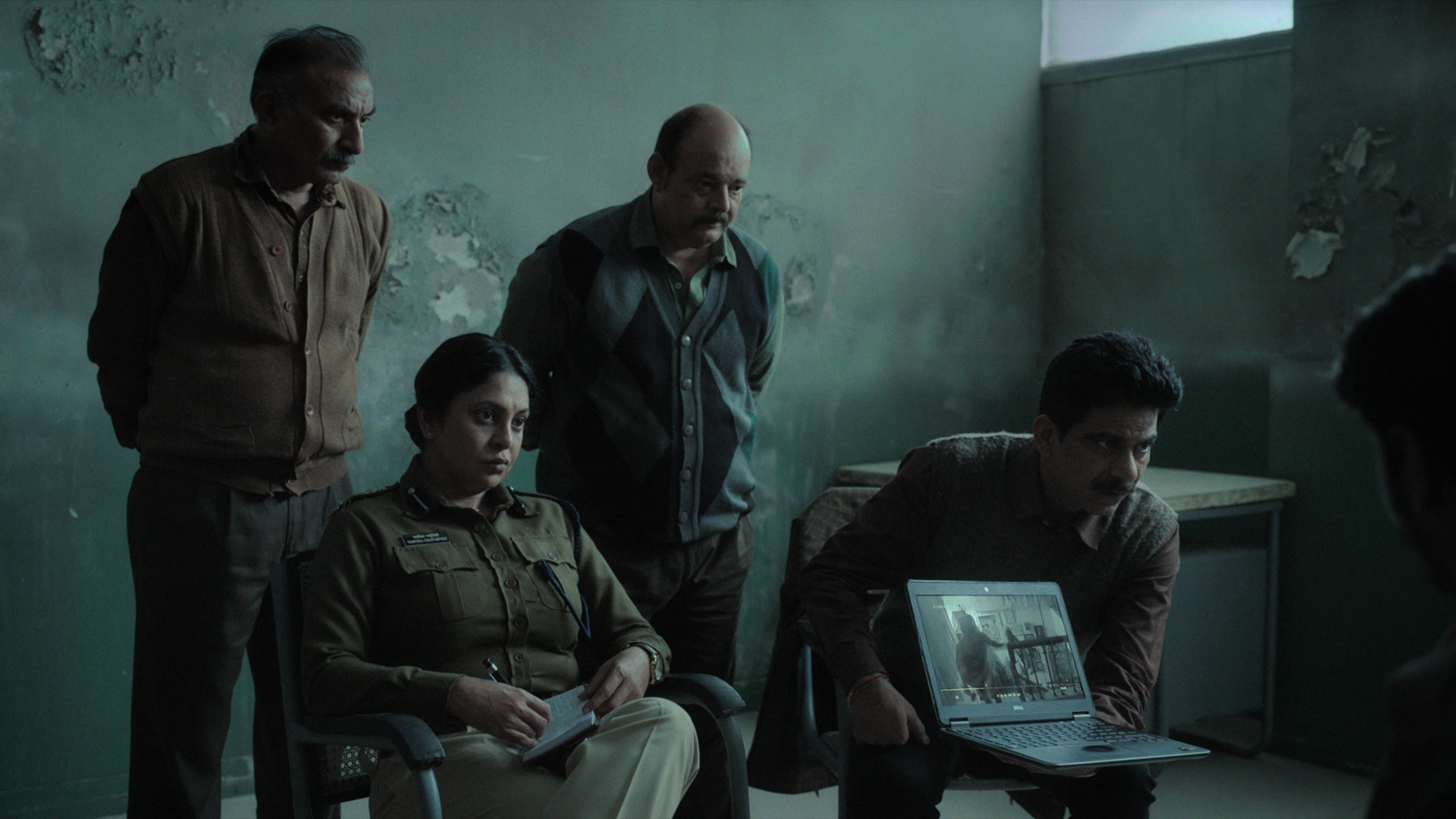 Shefali Shah, Anurag Arora, and Sidharth Bhardwaj in Delhi Crime (2019)