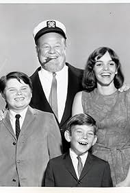 Brooke Adams, Brian Corcoran, Joel Davison, and Burl Ives in O.K. Crackerby! (1965)