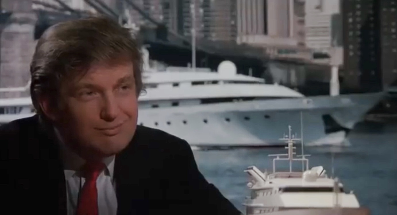 Donald Trump in Ghosts Can't Do It (1989)