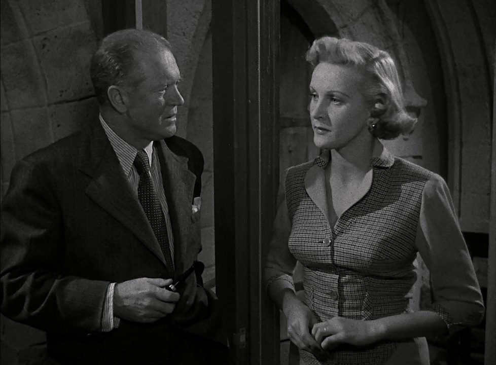 Anne Crawford and Gavin Muir in Thunder on the Hill (1951)