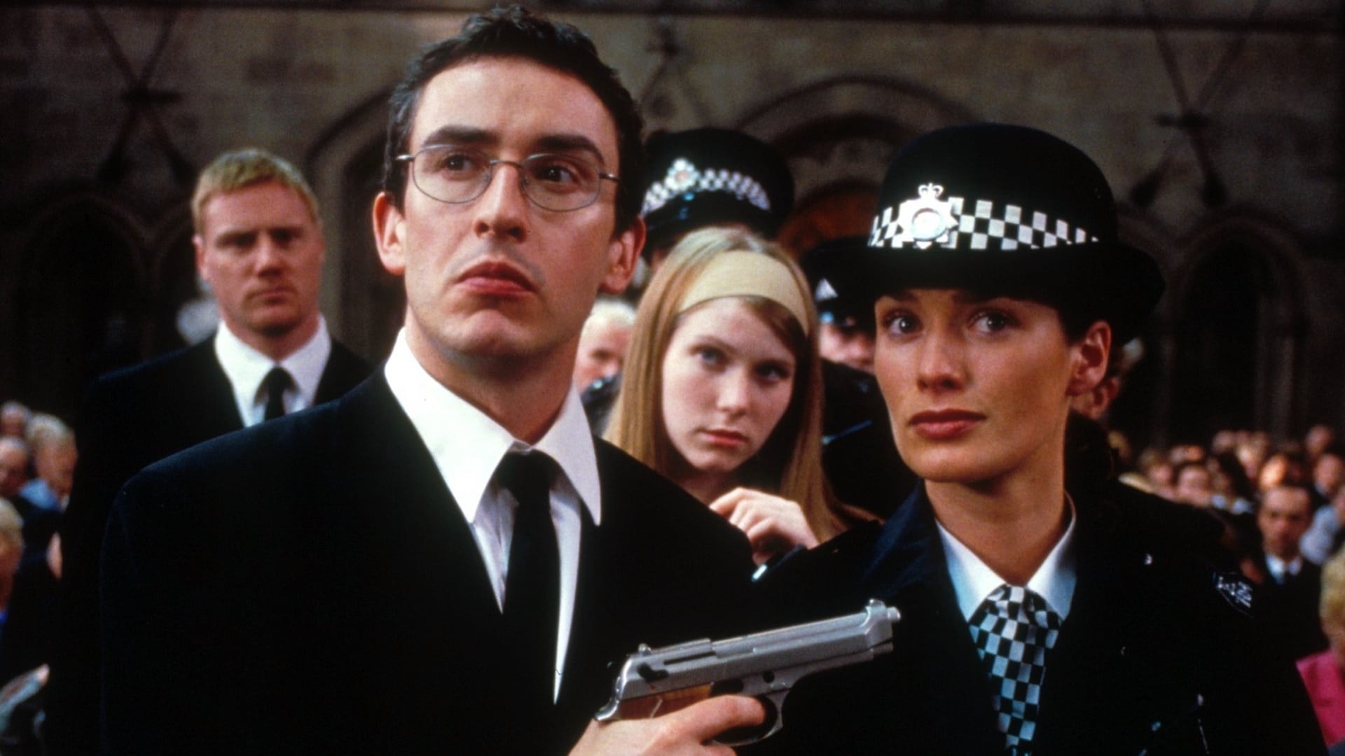 Steve Coogan, Lena Headey, and Steven Waddington in The Parole Officer (2001)