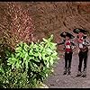 Steve Martin, Chevy Chase, Martin Short, and Randy Newman in Three Amigos! (1986)