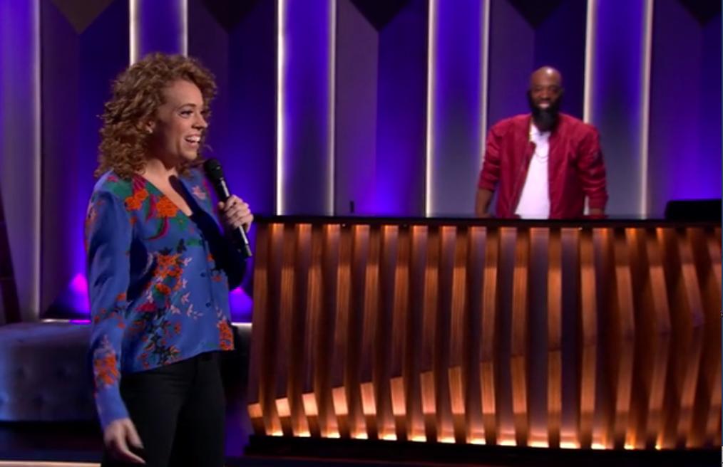 Michelle Wolf and D.J. Jer-z in The Break with Michelle Wolf (2018)