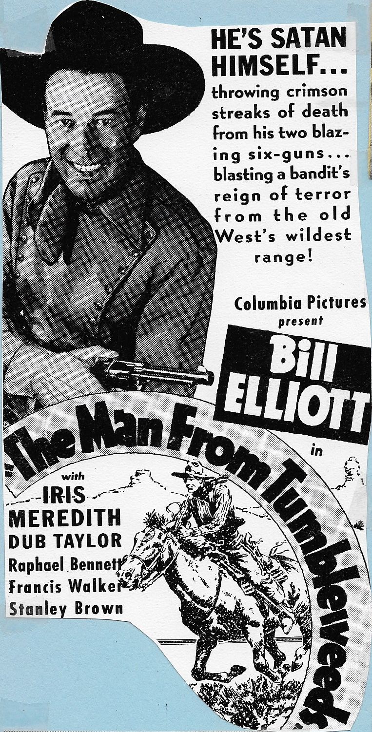 Bill Elliott in The Man from Tumbleweeds (1940)