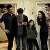 Hazal Kaya, Mehmetcan Mincinozlu, Yagiz Can Konyali, Burak Deniz, Sahra Sas, and Mehmet Korhan Firat in 65. Bolum (2019)