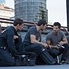 Taylor Lautner, Adam Rayner, and Rafi Gavron in Tracers (2015)