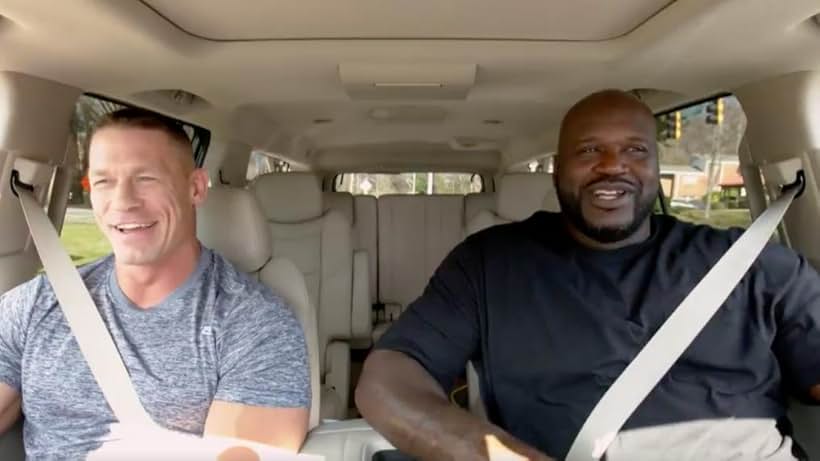 Shaquille O'Neal and John Cena in Carpool Karaoke (2017)