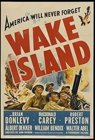 William Bendix, Brian Donlevy, Macdonald Carey, Albert Dekker, and Robert Preston in Wake Island (1942)