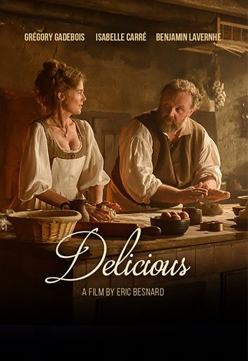 Isabelle Carré and Grégory Gadebois in Delicious (2021)