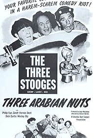 Moe Howard, Larry Fine, and Shemp Howard in Three Arabian Nuts (1951)