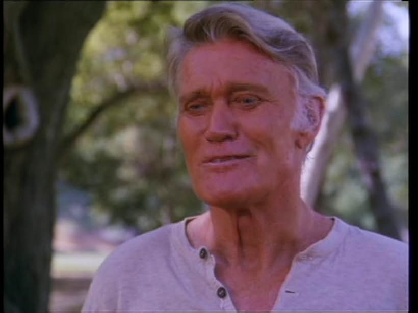 Chuck Connors in Once Upon a Texas Train (1988)