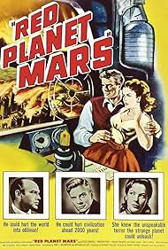 Herbert Berghof, Peter Graves, and Andrea King in Red Planet Mars (1952)