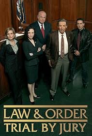 Fred Thompson, Bebe Neuwirth, Jerry Orbach, Kirk Acevedo, and Amy Carlson in Law & Order: Trial by Jury (2005)