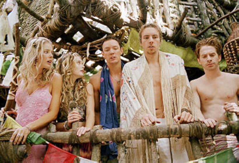 Matthew Lillard, Seth Green, Rachel Blanchard, Christina Moore, and Dax Shepard in Without a Paddle (2004)