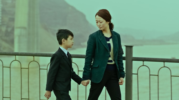 Tao Zhao and Zishan Rong in Mountains May Depart (2015)