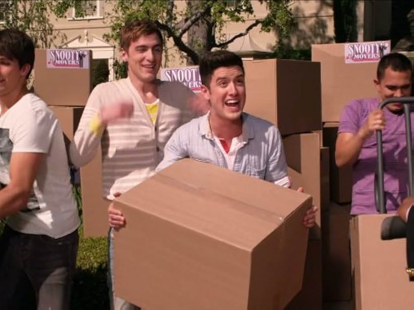 Kendall Schmidt, Carlos PenaVega, James Maslow, and Logan Henderson in Big Time Rush (2009)