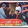 Claudette Colbert, Gail Bonney, Philip Ober, Elisabeth Risdon, and Robert Ryan in The Secret Fury (1950)