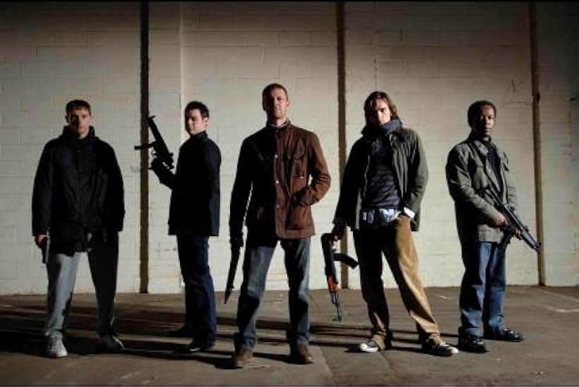 Sean Bean, Danny Dyer, Sean Harris, Lennie James, and Rupert Friend in Outlaw (2007)