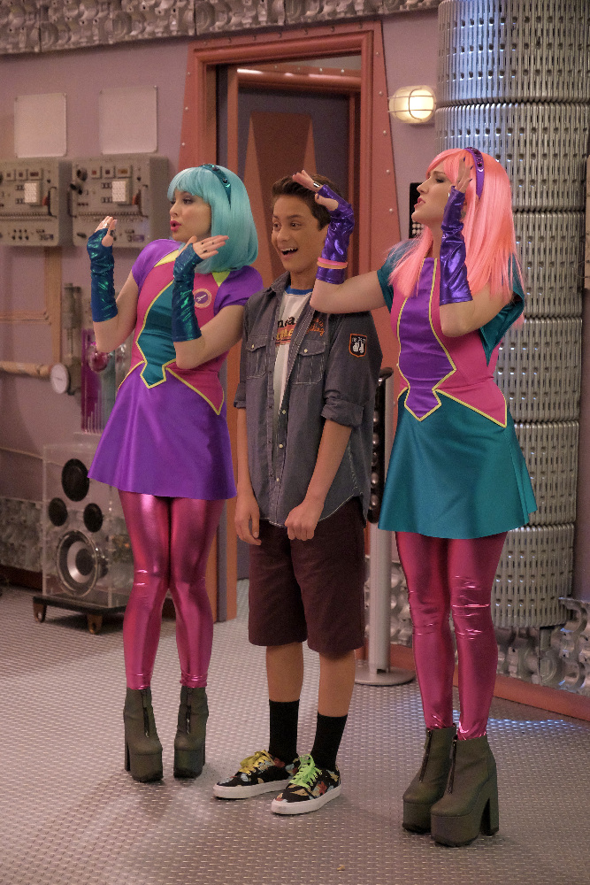 Emmy Mattingly, Shelby Wulfert, and Tenzing Norgay Trainor in Liv and Maddie (2013)