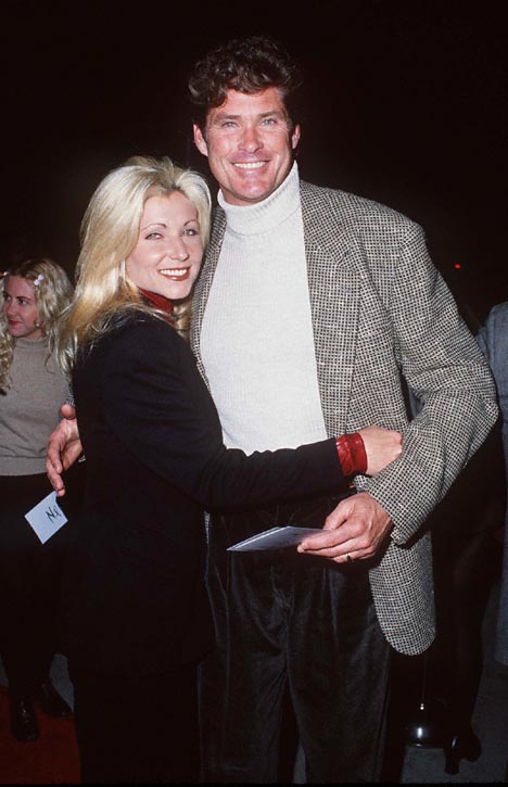 David Hasselhoff and Pamela Bach-Hasselhoff at an event for Nell (1994)