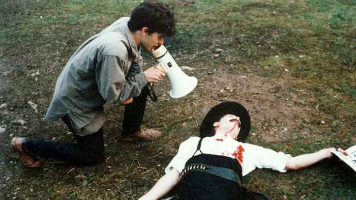 Edgar Wright and Graham Low in A Fistful of Fingers (1995)