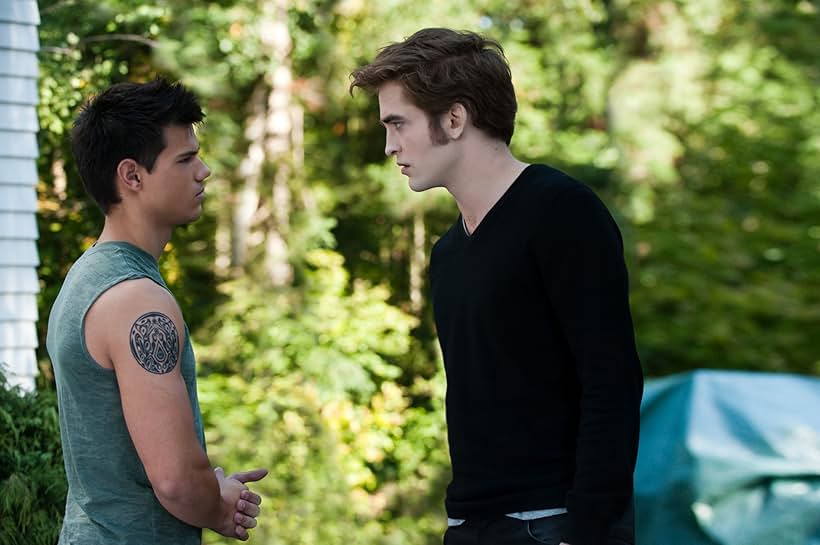 Taylor Lautner and Robert Pattinson in The Twilight Saga: Eclipse (2010)