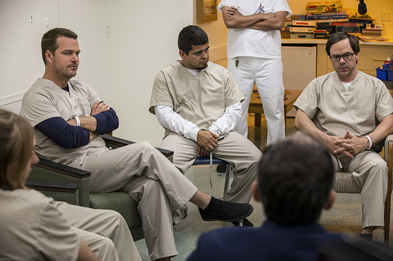 Chris O'Donnell, Bob Glouberman, and Jed Rees in NCIS: Los Angeles (2009)