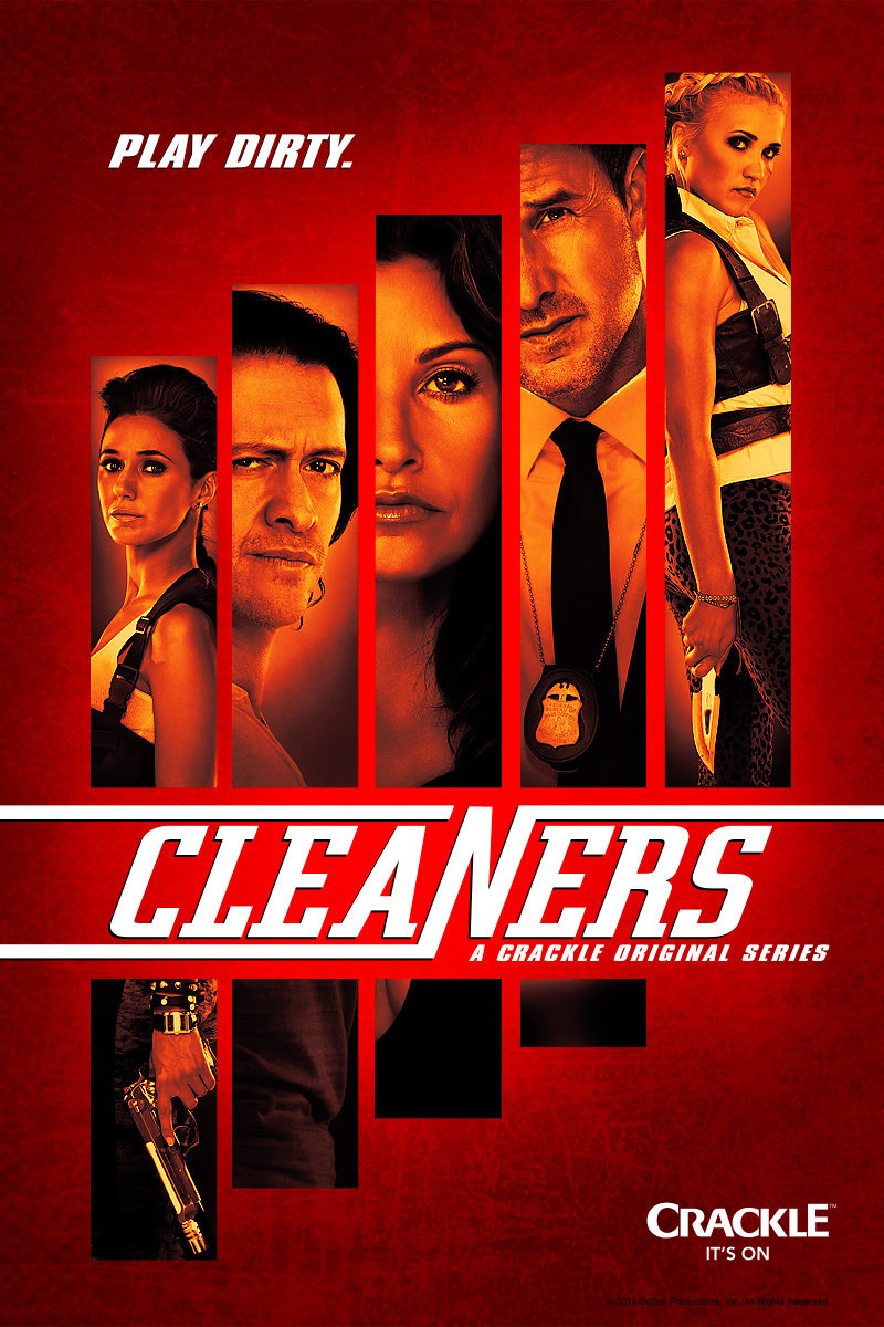 Gina Gershon, David Arquette, Clifton Collins Jr., Emmanuelle Chriqui, and Emily Osment in Cleaners (2013)