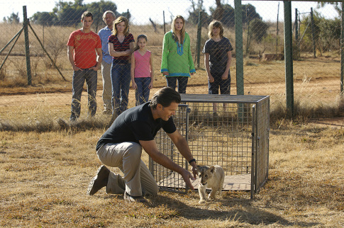 D.W. Moffett, Stephanie Niznik, Leah Pipes, Andrew St. John, Kesun Loder, and Mary Mouser in Life Is Wild (2007)