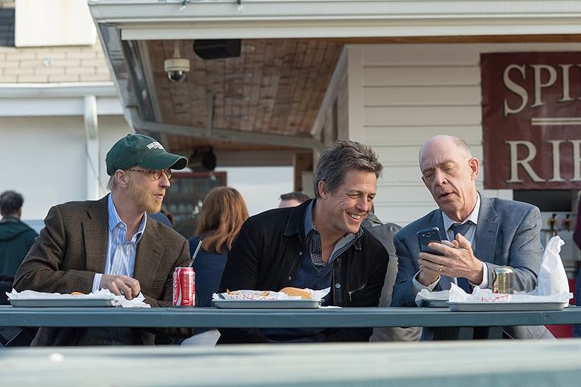 Hugh Grant, Chris Elliott, and J.K. Simmons in The Rewrite (2014)