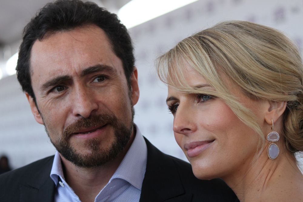 Demián Bichir and Stefanie Sherk