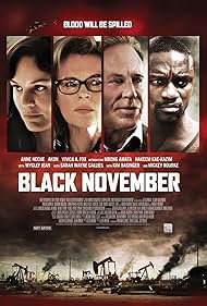 Kim Basinger, Mickey Rourke, Sarah Wayne Callies, and Akon in Black November (2012)