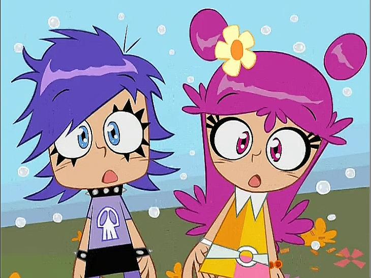 Grey Griffin and Janice Kawaye in Hi Hi Puffy AmiYumi (2004)