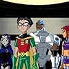 Tara Strong, Scott Menville, Hynden Walch, and Khary Payton in Teen Titans (2003)