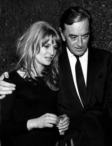 David Lean and Julie Christie