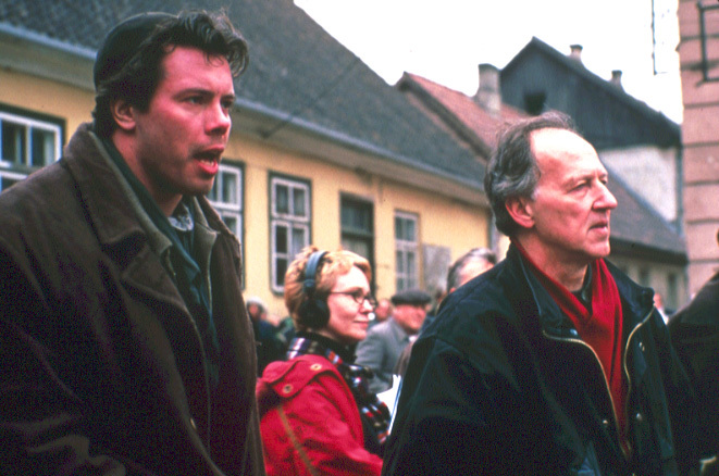 Werner Herzog and Jouko Ahola in Invincible (2001)