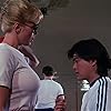 Leslie Easterbrook and Brian Tochi in Police Academy 3: Back in Training (1986)