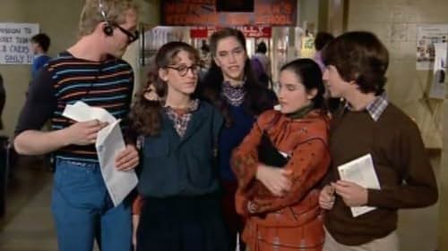 Jami Gertz, Sarah Jessica Parker, Merritt Butrick, John Femia, and Amy Linker in Square Pegs (1982)