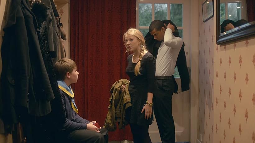 Jacob Anderson, Charlotte Beaumont, and Adam Wilson in Broadchurch (2013)