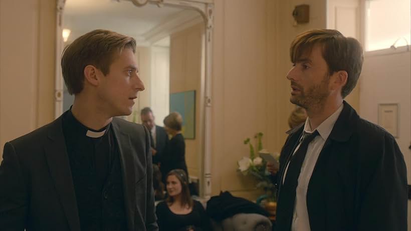 David Tennant and Arthur Darvill in Broadchurch (2013)