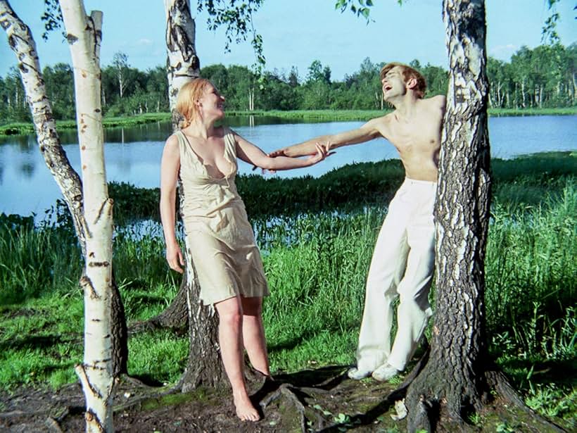 Emilia Krakowska and Olgierd Lukaszewicz in The Birch Wood (1970)