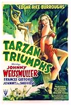 Frances Gifford and Johnny Weissmuller in Tarzan Triumphs (1943)