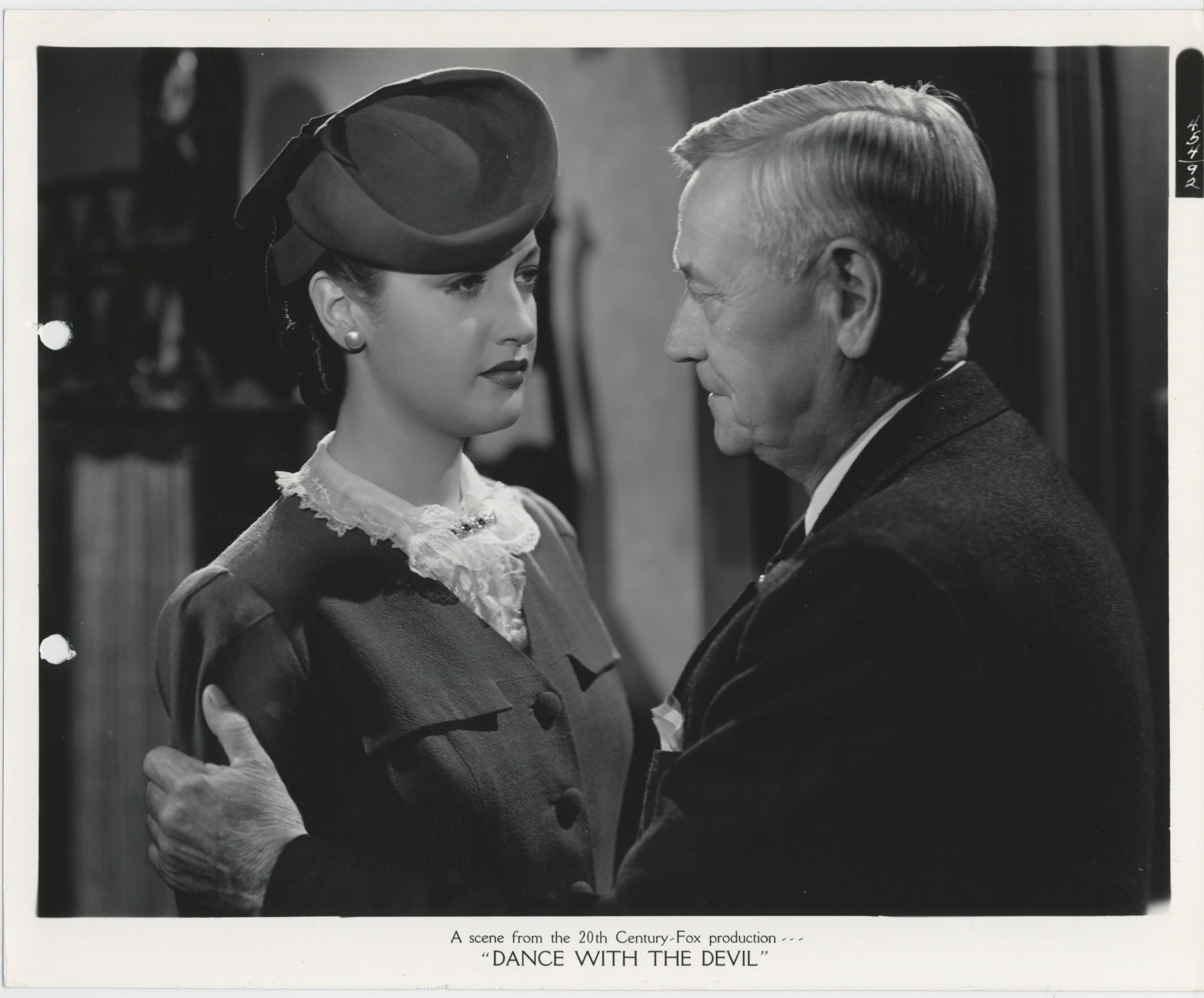 Charley Grapewin and Dorothy Lamour in Johnny Apollo (1940)