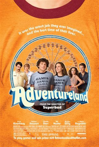 Ryan Reynolds, Jesse Eisenberg, Bill Hader, Kristen Stewart, Kristen Wiig, and Margarita Levieva in Adventureland (2009)