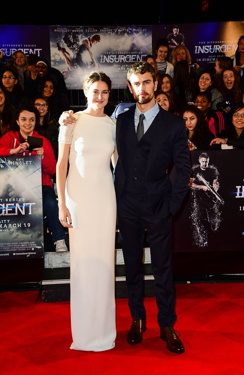 Shailene Woodley and Theo James at an event for The Divergent Series: Insurgent (2015)